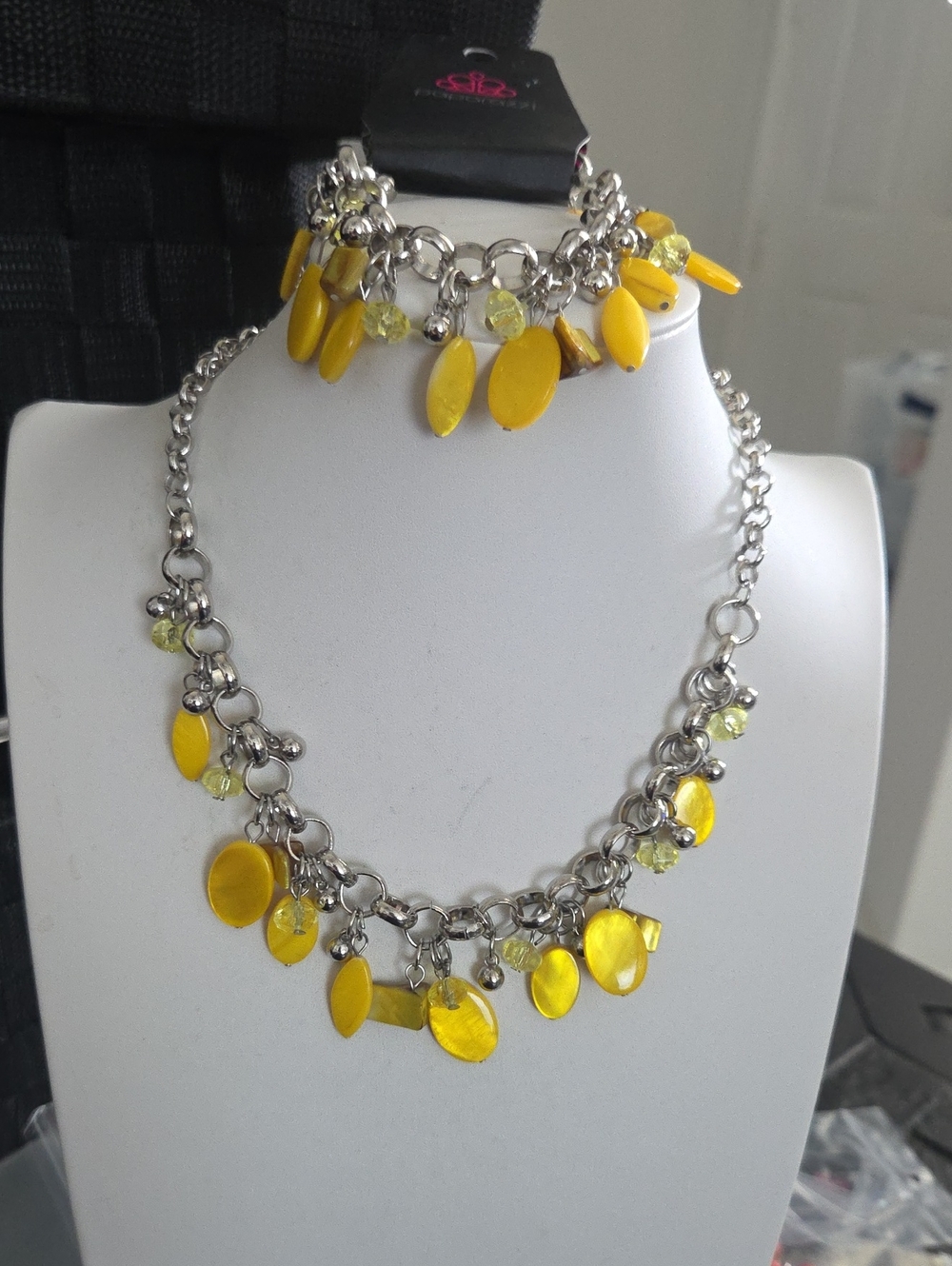 Paparazzi I Want To Sea The World Yellow Necklace_Seashore Sailing Bracelet NWT